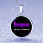BF Circle Pendant (Purple)