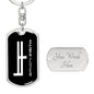 BF Dog Tag Keychain