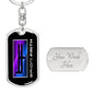 BF Dog Tag Keychain (Colour)