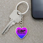 CBF Heart Keychain (Gradient)