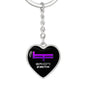 BF Heart Keychain (Purple)