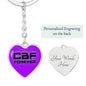 CBF Heart Keychain