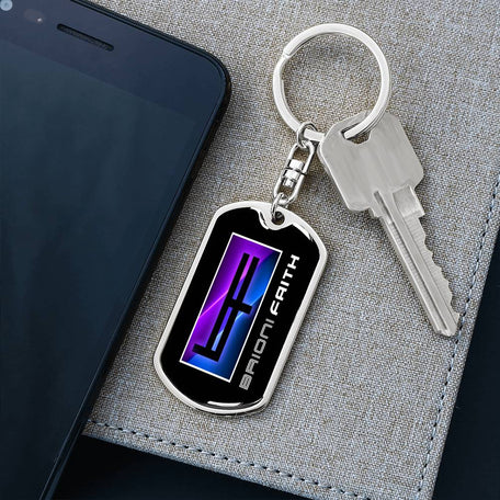 BF Dog Tag Keychain (Colour)
