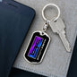 BF Dog Tag Keychain (Colour)
