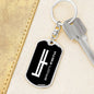 BF Dog Tag Keychain