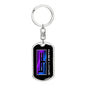 BF Dog Tag Keychain (Colour)