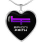 BF Heart Pendant (Purple)