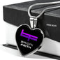 BF Heart Pendant (Purple)