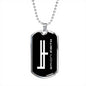 BF Military Dog Tag Necklace