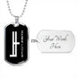 BF Military Dog Tag Necklace