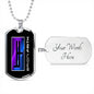 BF Military Dog Tag Necklace (Colour)