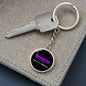 BF Circle Keychain (Purple)