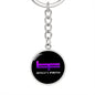 BF Circle Keychain (Purple)