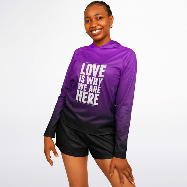 Load image into Gallery viewer, Love Is Why Women's Active Hoodie
