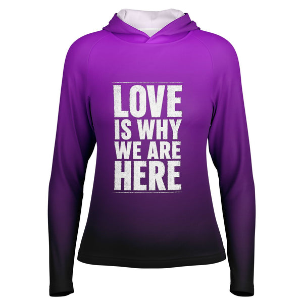 Load image into Gallery viewer, Love Is Why Women's Active Hoodie

