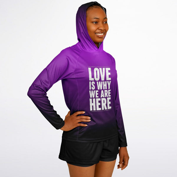 Load image into Gallery viewer, Love Is Why Women's Active Hoodie
