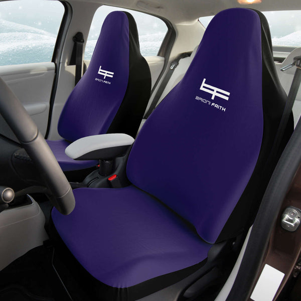 Load image into Gallery viewer, BF Black/Purple Car Seat Covers
