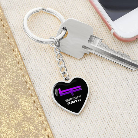 BF Heart Keychain (Purple)