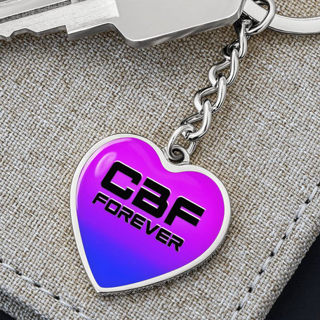 CBF Heart Keychain (Gradient)