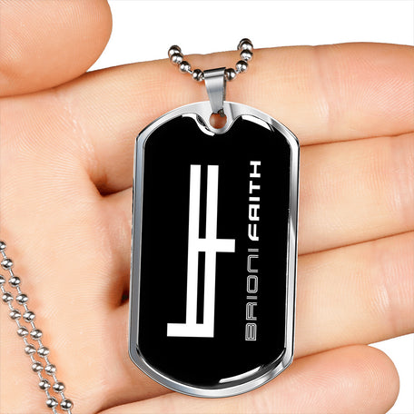 BF Military Dog Tag Necklace