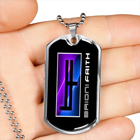 BF Military Dog Tag Necklace (Colour)