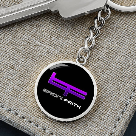 BF Circle Keychain (Purple)